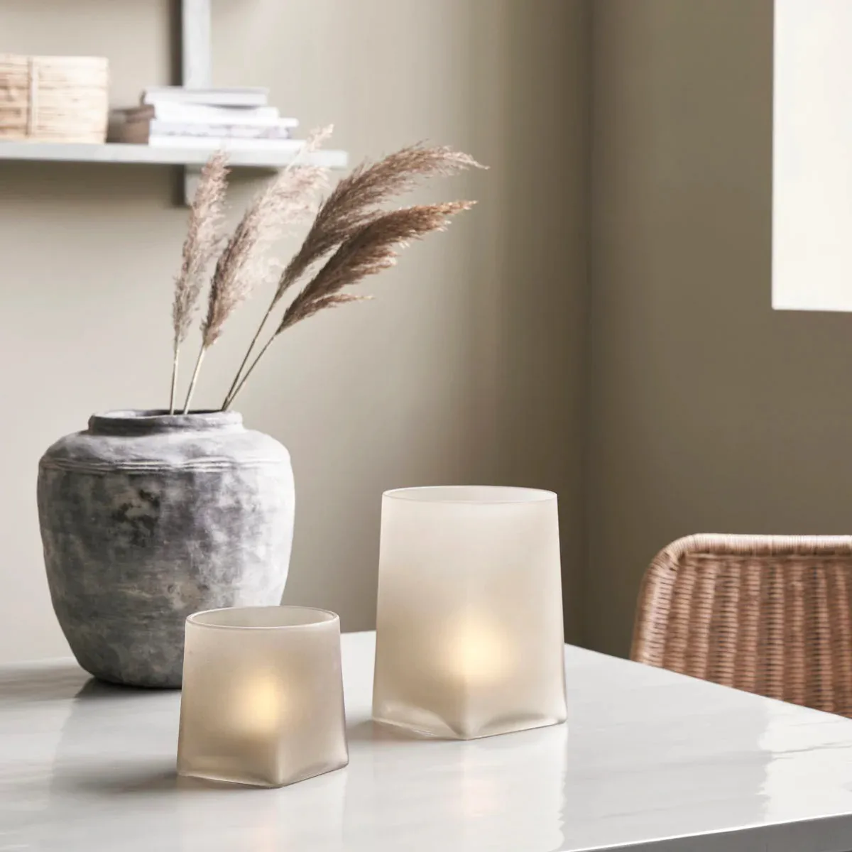 House Doctor Made Windlicht Hellbraun 5 House Doctor Made Windlicht Hellbraun – Bild 3